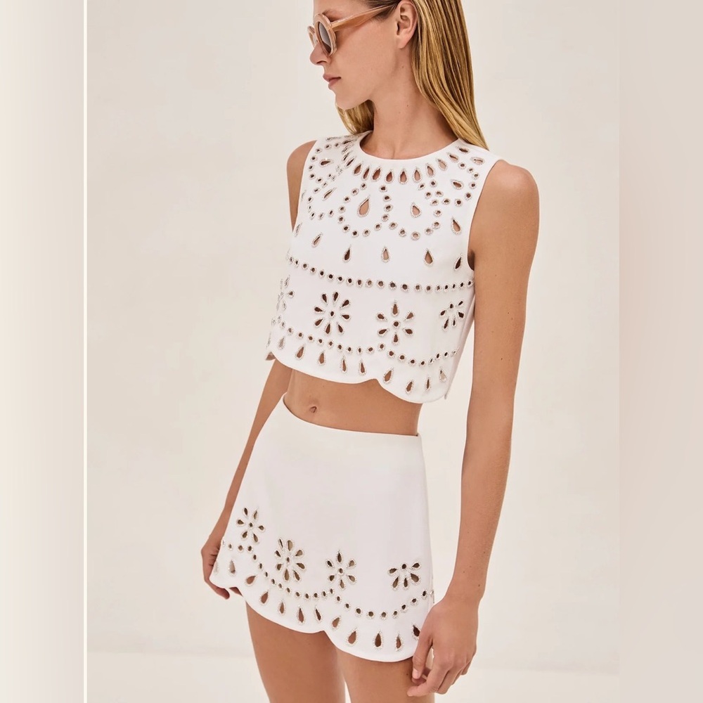 Alexis White Mini Set with Jewels